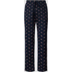 Sweatpants met all-over motief