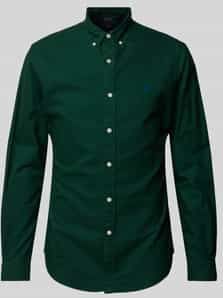 Slim fit vrijetijdsoverhemd met button-downkraag