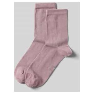 Sokken met labeldetail in een set van 2 paar