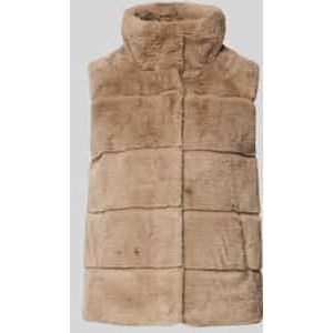 Gilet met opstaande kraag