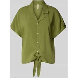 Overhemdblouse met knoopsluiting, model 'RADIA'