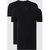 T-shirt met stretch in set van 2 stuks