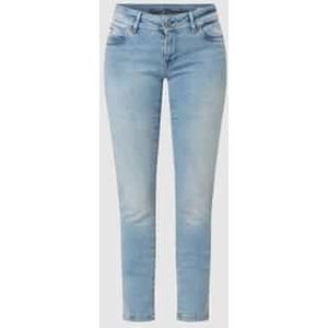 Slim fit jeans met stretch, model 'Laura'