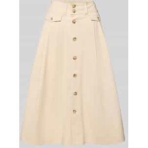 Midirok met knoopsluiting, model 'GILCHRIST'