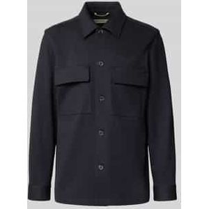 Marc O'Polo - DFB Travel Collection - Overhemdjack - Regular Fit - Viscosemix