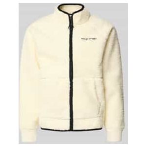 Sweatjack met opstaande kraag