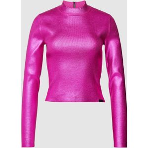 Shirt met lange mouwen en turtleneck, model 'Salloy'