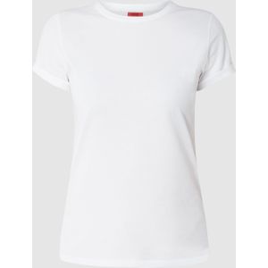 T-shirt met ronde hals, model 'The Plain'