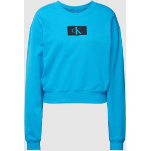 Sweatshirt met labelprint, model 'CK 1996'