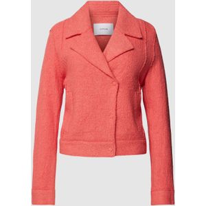 Blazer van een mix van viscose en lanawol, model 'Humini raw'