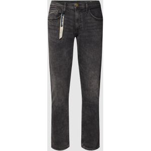 Regular fit jeans met labelpatch, model 'Blizzard'