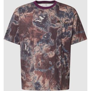 T-shirt met all-over motief en all-over print