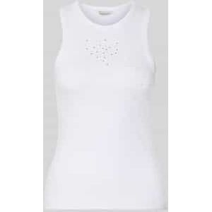 Slim fit tanktop van katoenmix