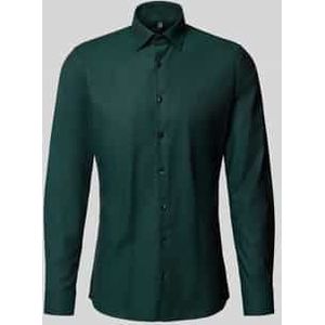 Super slim fit zakelijk overhemd met kentkraag