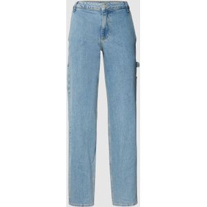 Relaxed fit jeans met high waist