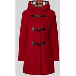 GIL BRET - Tussenmantel - Donkerrood - Dufflecoat - Warm Gevoerd