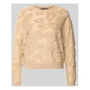 Gebreide pullover met ronde hals