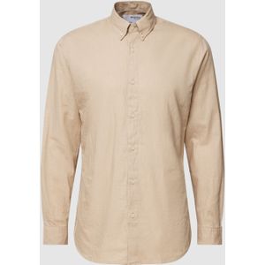 Slim fit vrijetijdsoverhemd met button-downkraag, model 'THEO'