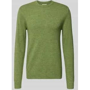 Gebreide pullover met ribboorden, model 'BRANKO'