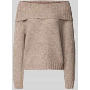 Onlshine - Gebreide Pullover - Off-shoulder - Lange Mouwen - Regular Fit