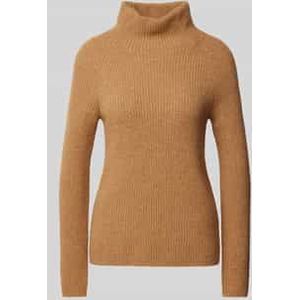 Gebreide pullover van alpacamix met opstaande kraag, model 'Falodan'