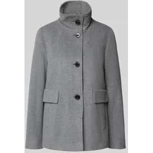 Regular fit wollen jack met kasjmier