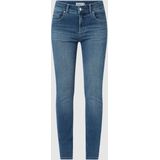 Skinny fit jeans met labelpatch