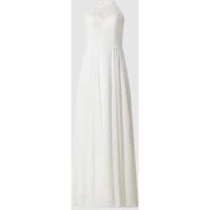 Bruidsjurk van kant en chiffon