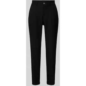 Slim fit chino met siersteentjes, model 'LOUISA'