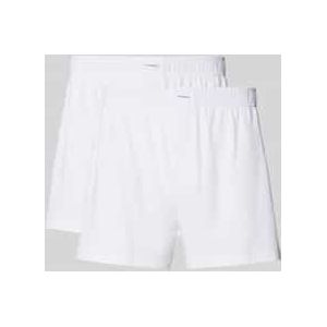 Boxershort met elastische band in een set van 2 stuks