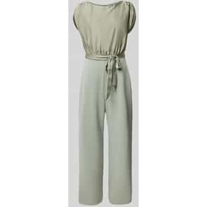 Jumpsuit met strikceintuur
