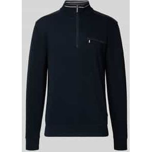 Sweatshirt met opstaande kraag, model 'Selanik'