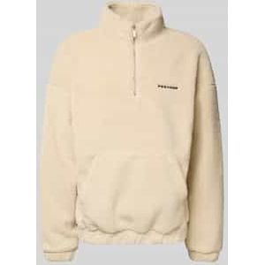 Fleecepullover met schipperskraag, model 'Puka'