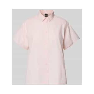 Regular fit blouse met kentkraag, model 'Bixina'