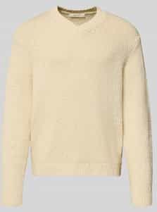 Regular fit gebreide pullover van puur biologisch katoen, model 'ANGUS'