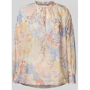 Blouseshirt met ronde hals, model 'ANNIKA'