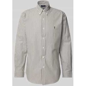 Slim fit vrijetijdsoverhemd met button-downkraag