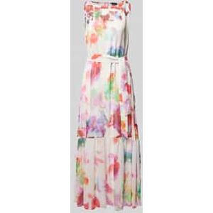 Maxi-jurk met ronde hals