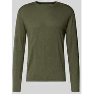 Gebreide pullover met ronde hals