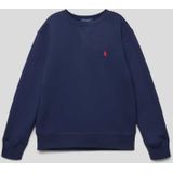 Polo Ralph Lauren - 323772102002 - Fleece Trui - Marineblauw - Katoen