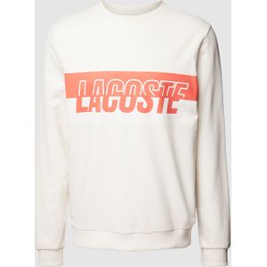Sweatshirt met labelprint, model 'RACING'