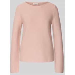 Marc O'Polo - Gebreide Trui - Pastel Rose - Lange Mouwen - Ronde Hals