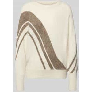 Relaxed fit gebreide pullover met alpaca, model 'KAMARA'