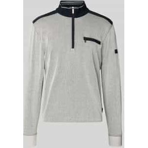 Sweatshirt met opstaande kraag, model 'Selanik'