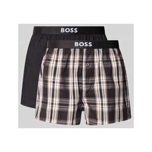 Slim fit boxershort van puur katoen in een set van 2 stuks