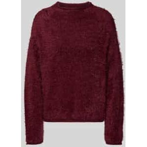 Gebreide pullover met ronde hals, model 'Cat'