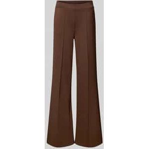 Regular fit stoffen broek met viscose, model 'Interlock'