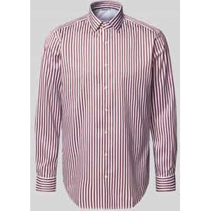 Regular fit zakelijk overhemd met kentkraag