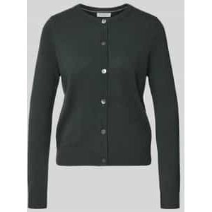 Gebreid jack van kasjmier met ronde hals