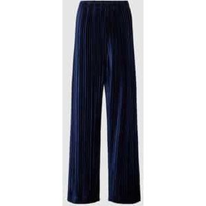 Stoffen broek met plissévouwen